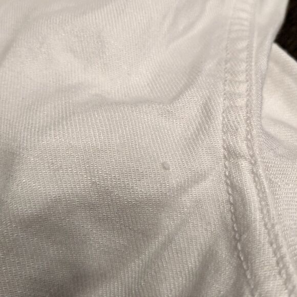 Curves 360 NYJD White High Rise Wide Leg Linen Blend Stretch With Wear Size 16 - Picture 9 of 12